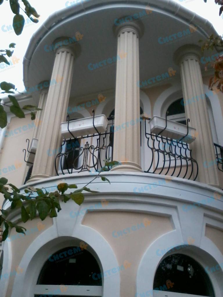 Колонны фасадного декора